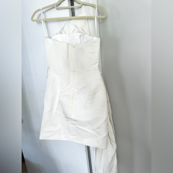 Alexia Maria Nadine Silk Draped Strapless Minidress - Picture 6 of 12